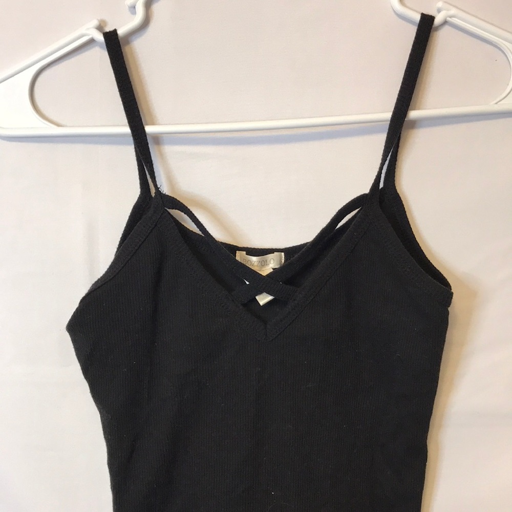 3/$25 Black tank top